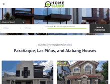 Tablet Screenshot of homesearch.ph
